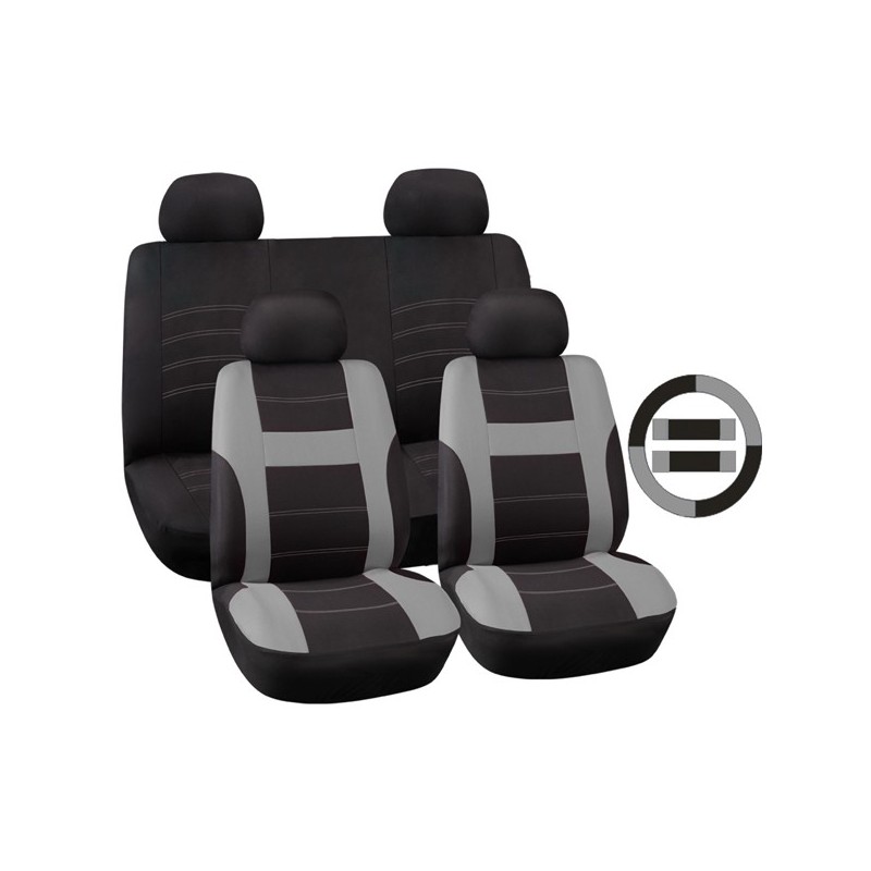 DORAL SEAT COVER 11PCS. KIT W/STEERING WHEEL COVER